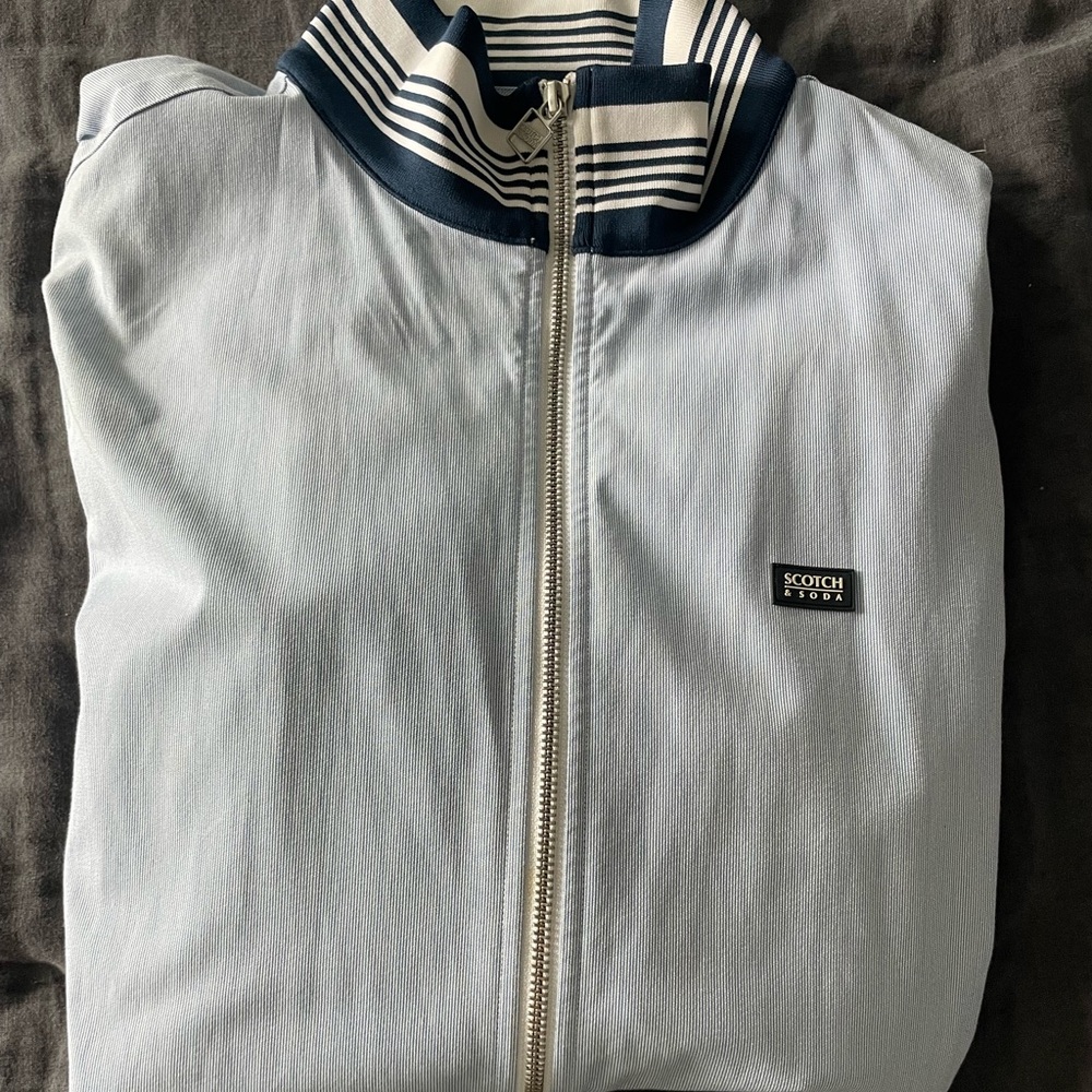 Scotch & Soda Mens Blue Jacket